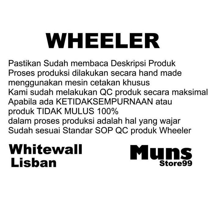 Lis Ban Mobil White Wall Ban Mobil Velg Ring 14 WHEELER Original