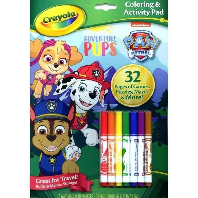 Crayola Coloring & Activity Pad Paw Patrol