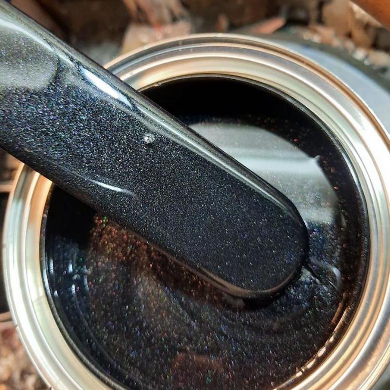 Cat Black Mica 209 Met Penta Super Gloss / Nikken Hitam Metallic Metalik Metalic Cocok Toyota Hitam