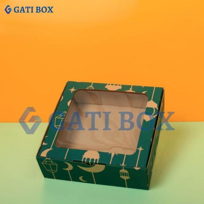 kotak kue box cake dus lapis legit lebaran idul fitri dus 22x22x7