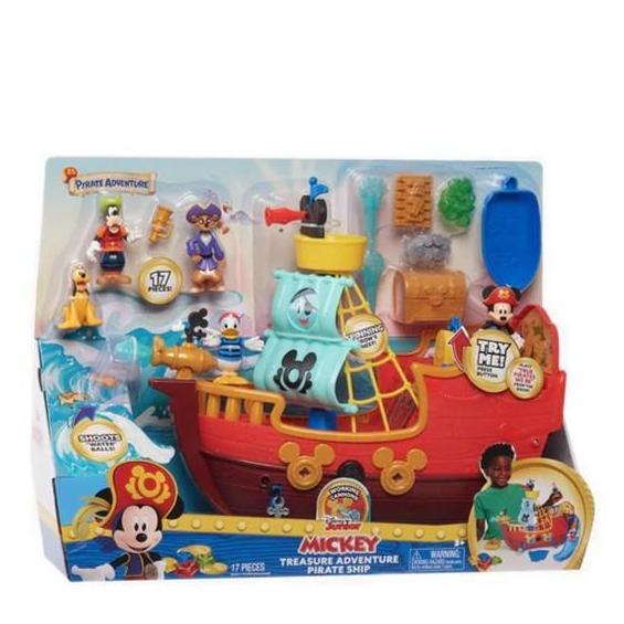 Mickey Mouse Pirate Ship Figure Set Just Play