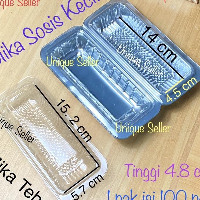 [Isi100] Mika Sosis Kecil Pia 145 / Mika Sosil Kecil / Mika Pia Pie 145 / Tray Sosis Kecil / Tempat 