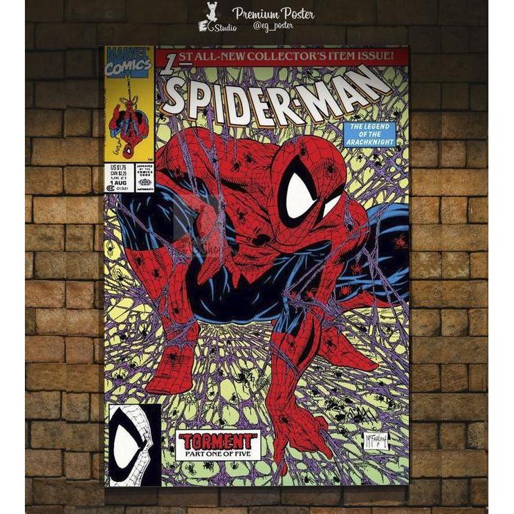 Poster Spider-Man Comic Cover - Poster Spider-Man