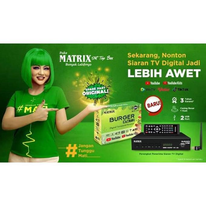 Set Top Box DVB T2 Matrix Burger