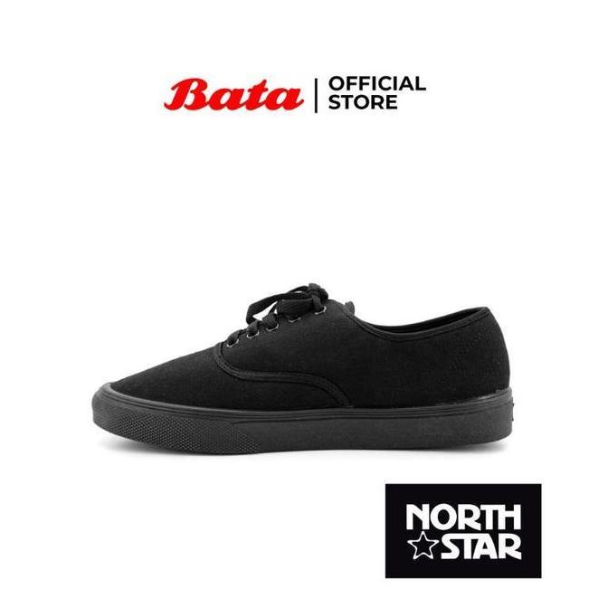 North star Sepatu Sneakers/Sekolah Full Black Original Bata 889_6636 SS