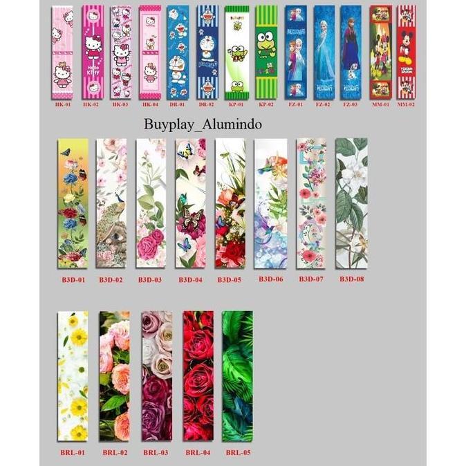 Lansungkirim- Sticker Kaca Lemari Motif Murah Wallpaper