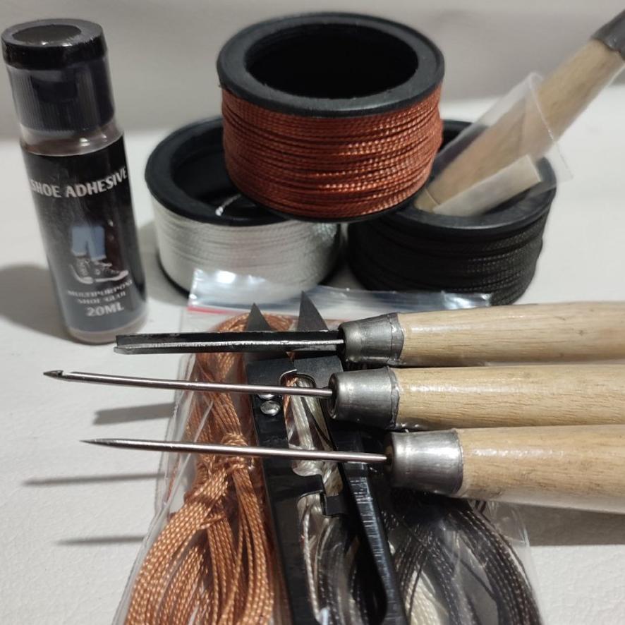 Paket Peralatan Sol Jahit Sepatu Sandal Lengkap 1Set Ugd Kodhijah