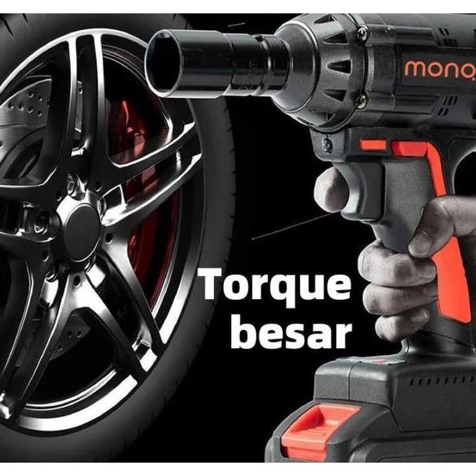 Powerx- Cordless Impact Wrench 98V Brushless 98V Bor Obeng Kunci 98 Volt Mesin  Multi Fungsi Mesin B