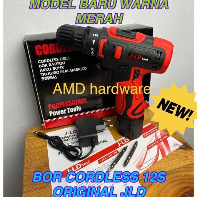 Powerx- Mesin Bor Cordless Drill Baterai 12V Jld 12S Original J 12 S Volt