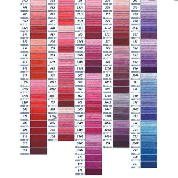 Lansungaja- Benang Sulam Dmc 117 Isi 10Pcs