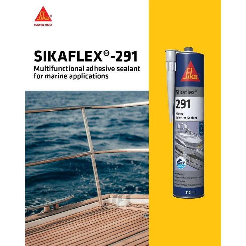 Potere- Sikaflex 291 Marine Adhesive Sealant Black 310Ml