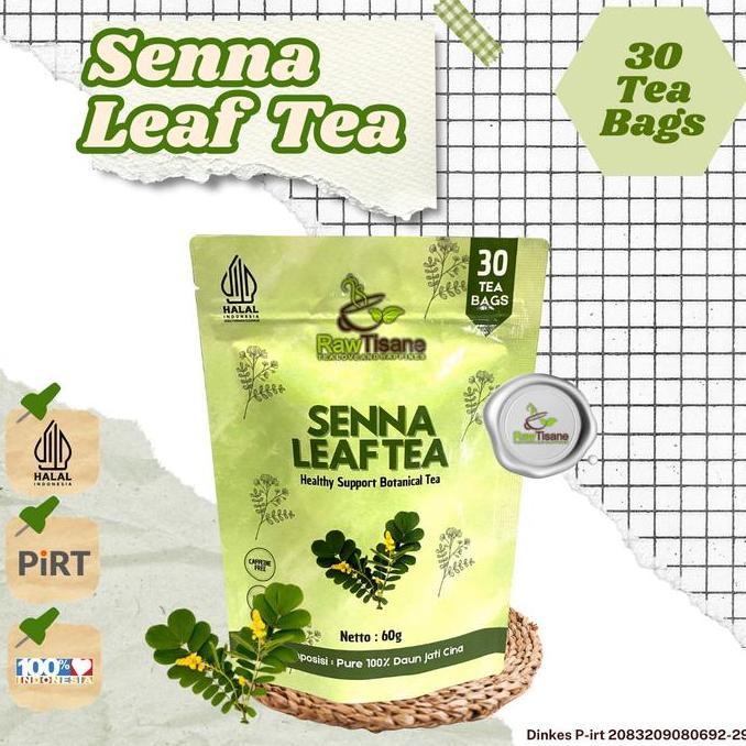 Trinken- Senna Leaf Tea : Senna Alexan Drina / Daun Jati Cina Isi 30 Tea Bag