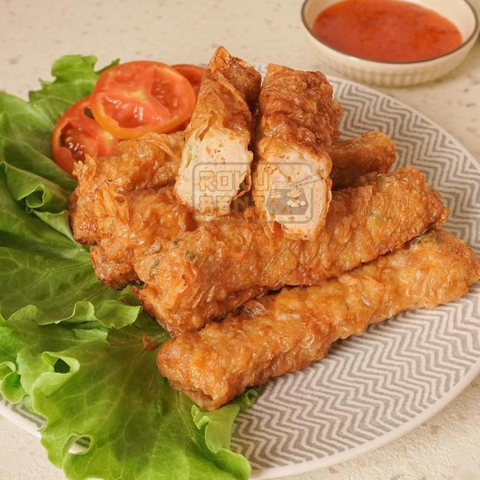 Beff- Crab Roll Half Pack Isi 7 Roll Lumpia Rajungan Kani Roku Bento Frozen