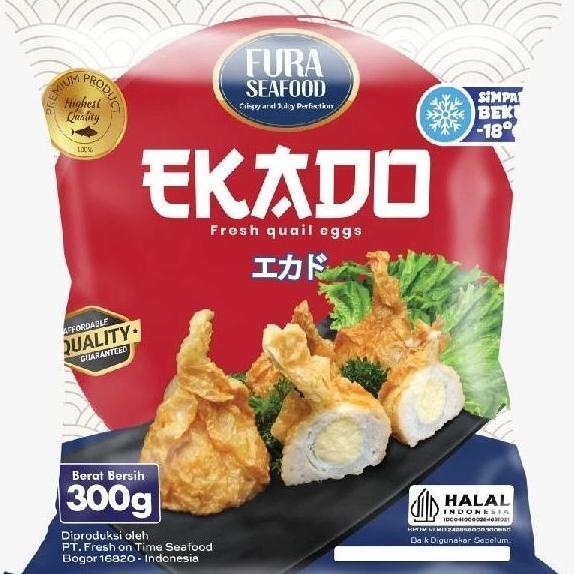 Beff- Fura Seafood Ekado 300Gr Isi 10Pcs Olahan Ikan Isi Telur Puyuh Halal