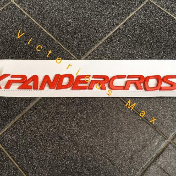Engine Hood Emblem Xpander Cross/Xpander Merah/Logo Xpander Kap Mesin