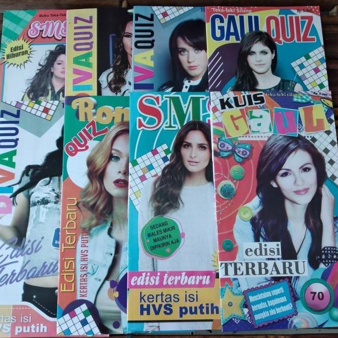 10 Pcs Buku Teka Teki Silang / Buku TTS Huruf Yang Panjang