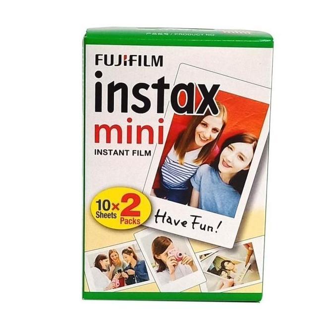 TERMURAH - Fujifilm Instax mini paper Film isi 20 Polaroid Twinpack untuk Kamera Polaroid Asli Foto