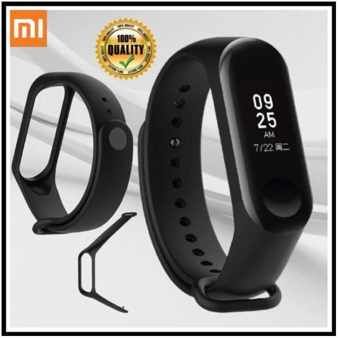 STRAP XIAOMI MI BAND 3 / 4 / 5 / 6 7ORIGINAL TALI SMARTWATCH SILICONE