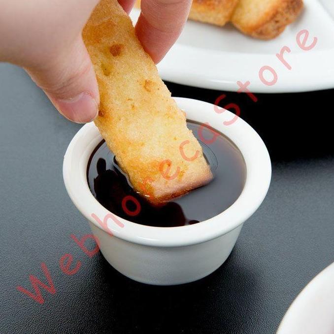 Wavy Ramekin Melamine 7x3.6cm / Sloki Tempat Saus Melamin 75ml