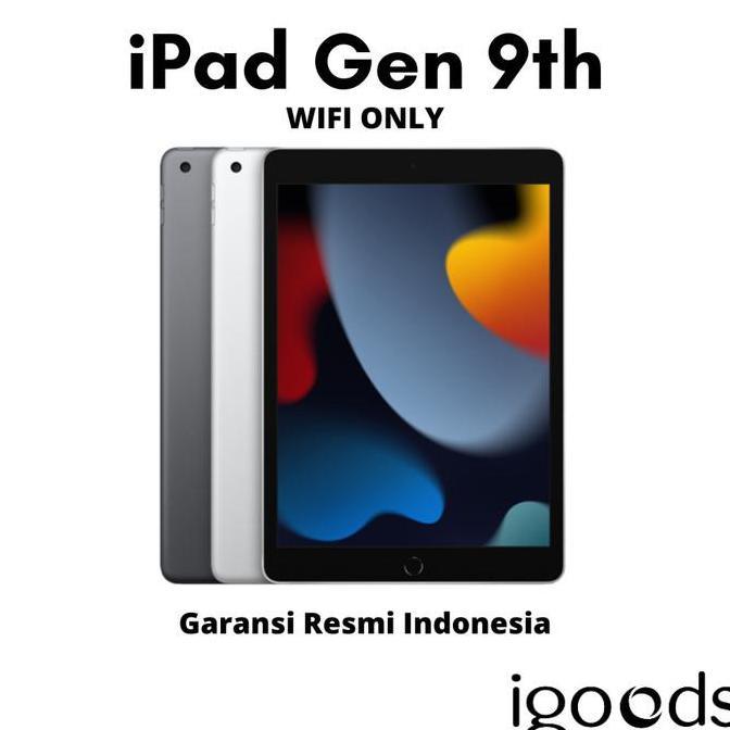 Apple IPad Gen 9 32GB-256GB WIFI - Garansi Resmi
