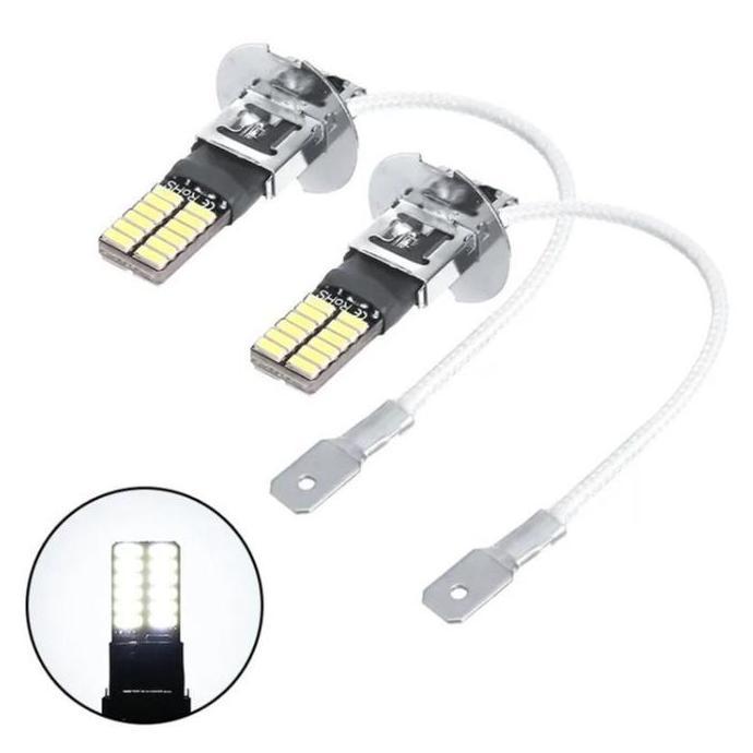 FV 1/2PCS Bohlam Lampu Kabut LED Mobil / Anti Kabut Super Terang / Lampu Mobil LED Universal