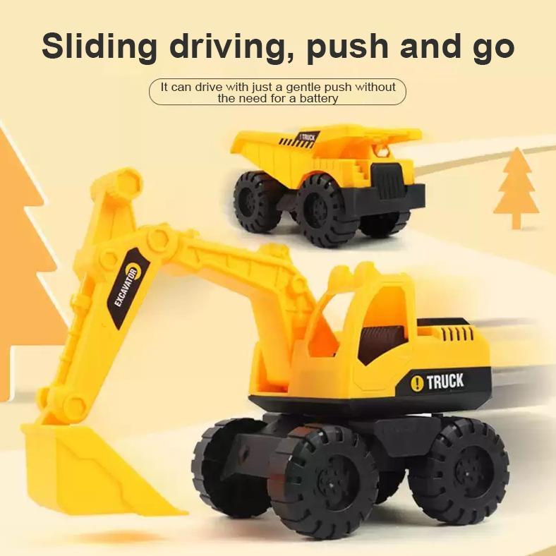 PAKET HEMAT OOKAS Excavator mobil aki anak mainan anak anak mobil mainan hot beko Mainan anak -anak 