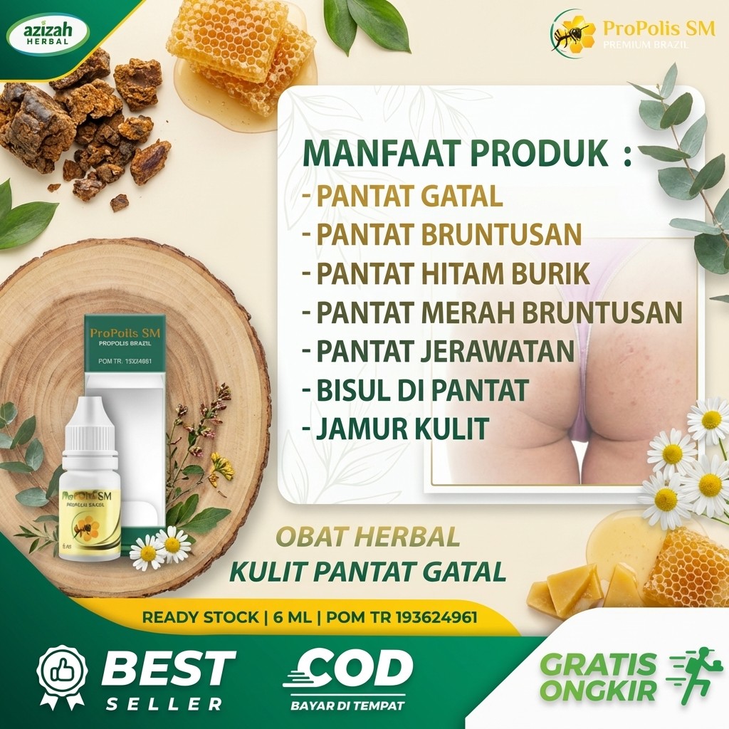 Obat Pantat Gatal Bentol Bruntusan Kulit Pantat Hitam Burik Penghilang Gatal Kulit Bokong Obat Oles 