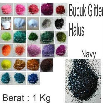 Neiru- Gliter Bubuk Glitter Bubuk Halus 1 Kg Art Cat Kuku