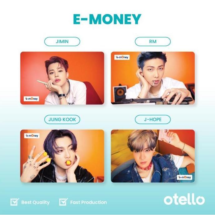 Kartu E-Money Permission to Dance BTS Photocard eMoney Mandiri Bangtan