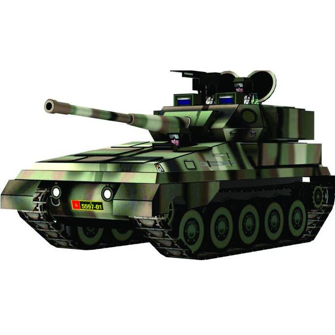 DIY Papercraft Tank Scorpion (DIY=Kertas)