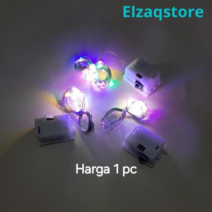 Lampu Layangan Baterai LED Kawat Kelap Kelip lampu led bentuk lidi