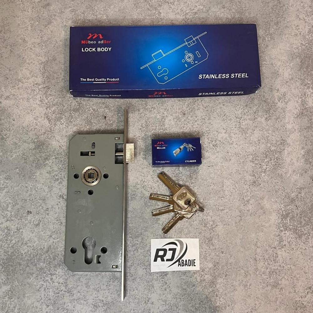 Body Lidah Biasa Kunci Pintu Rumah Stainless SUS304 MULLER 8022