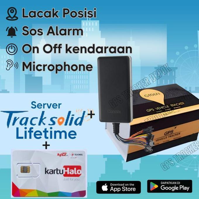 GPS Tracker Gt06n Concox + Tracksolid Lifetime