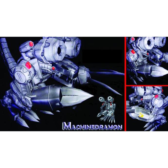 (Kertas Lipat) DIY Papercraft Lembar Pola Figure Digimon Machinedramon 50cm