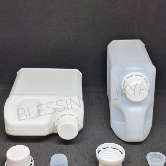Jerigen 1 Liter BP / Jerigen 1 Liter Kotak Pendek HDPE