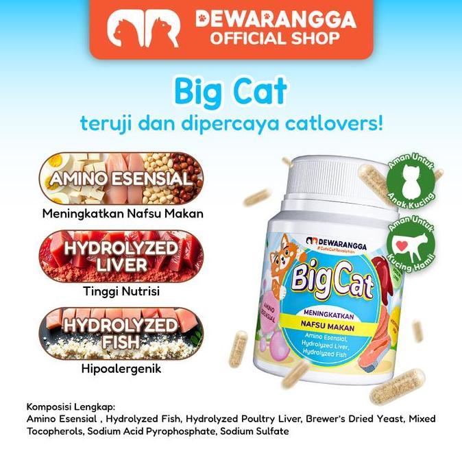 Catbull- Big Cat - Vitamin Nafsu Makan & Gemukin - Dewarangga