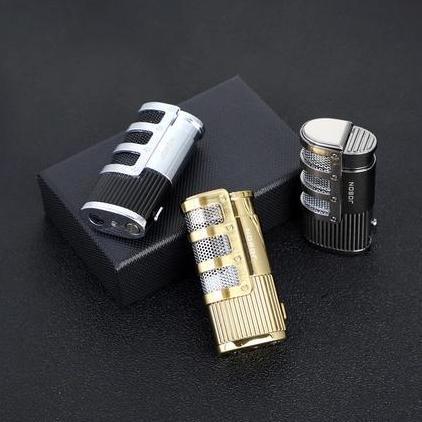 Sfp- Promo Korek Api Cerutu Cigar Lighter Jobon Zb938 Triple Jet Flame