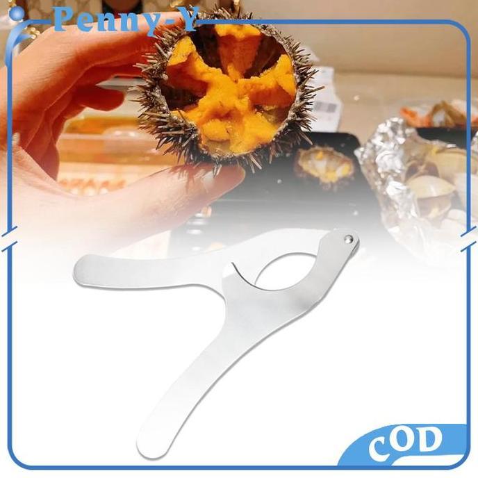 SAND Sea Urchin Opener Cutter Landak Laut Stainless Multi Seafood Tool Gunting Sea Urchin Alat Pembu