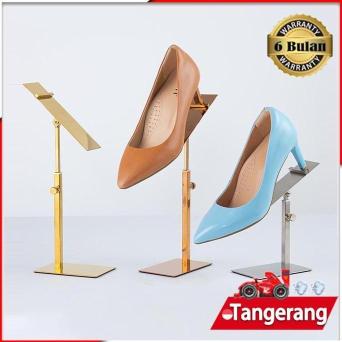 MRIKI Rak Display Sepatu Stainless Steel / Shoe Display Stand / Stand Display Sepatu