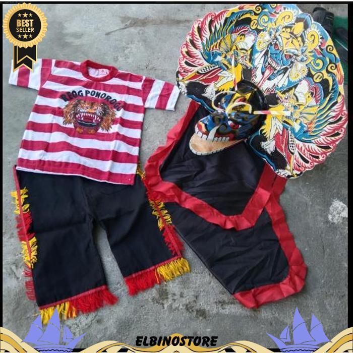 Paket Murah Baju Reog Dan Barongan Caplokan Devil Jumbo Spon Jaranan Kuda Lumping