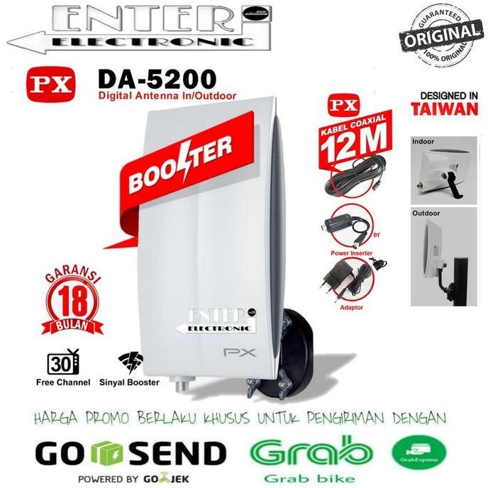 Zubehor- Px Antena Da 5200 - Px Indoor Outdoor Antena Tv Digital Da5200