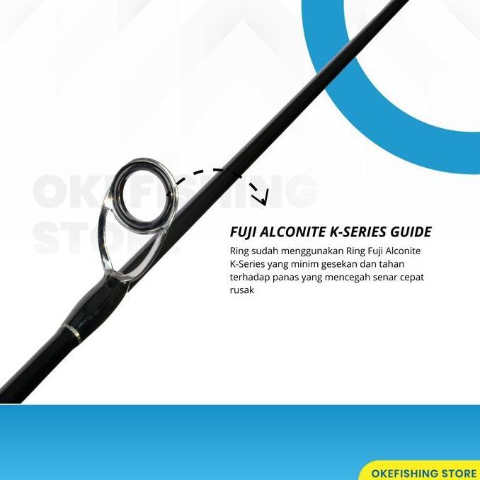Grosir Rod Joran Pancing Versus Wrskg 6310 Pe 2-4 Spiral Guide Fuji, Hollow Carbon, Slow Jigging Ove