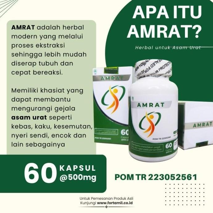 Knochen- Amrat Kapsul Obat Herbal Osteoarthritis Nyeri Radang Sendi Ngilu Paten
