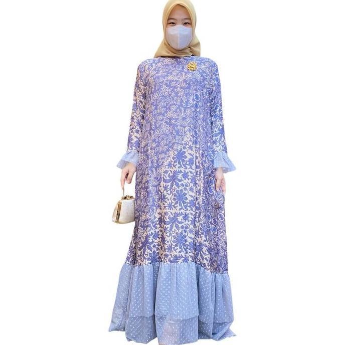 KIRAN DRESS BATIK PREMIUM|DRESS BATIK|OUTFIT KONDANGAN|FASHION TREND|GIES BUTIK GAMIS Wanita Muslim 