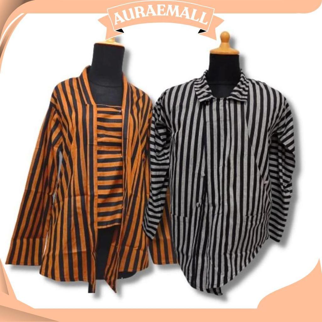 Surjan Kebaya Lurik Kutubaru Pria Wanita Bahan Premium Halus Alusan GBM Terbaru
