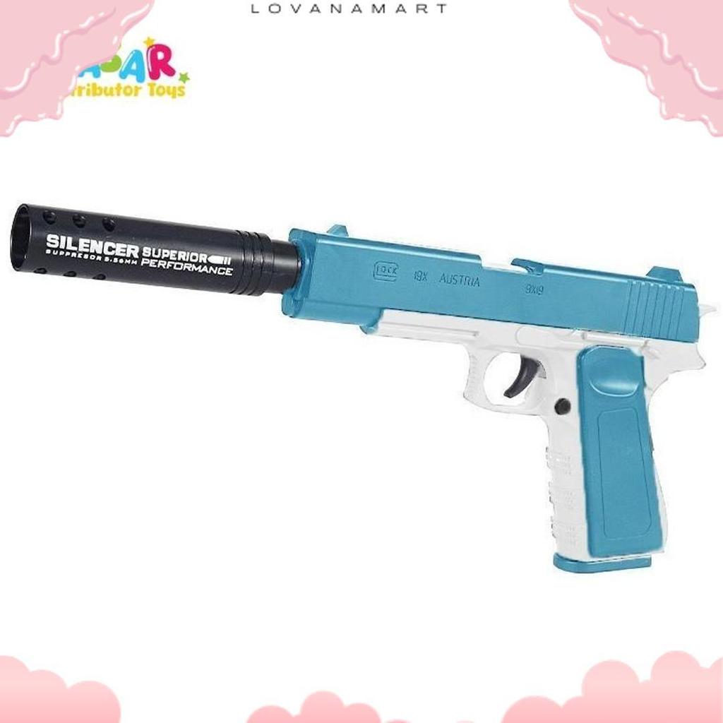 High Quality Mainan Anak Pistol Plastik 1911 Tembakan Plastik Eva Soft  Series Tembakan Pistol Maina