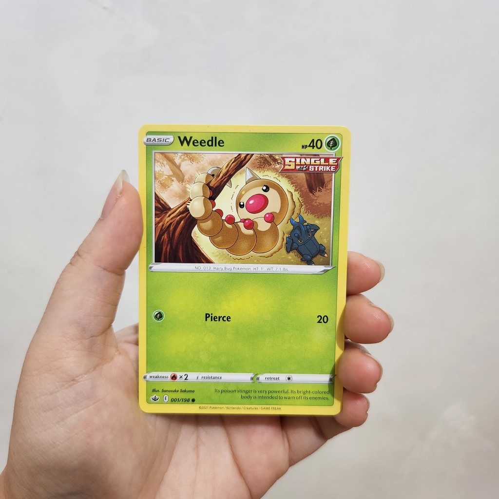 Kartu Pokemon TCG English - Weedle Kakuna Beedrill