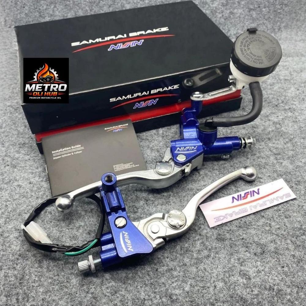 TERJAMIN Master Rem Nissin Samurai Axial Set Kiri Kanan Handle Master Rem Samurai Universal Ninja Vi