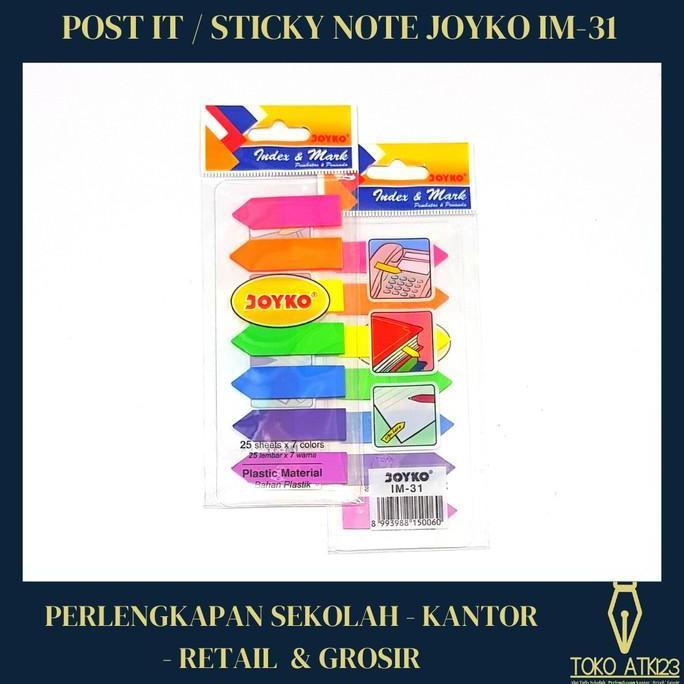 Post It / Sticky Note / Sign Here Merk Joyko Plastik IM-31