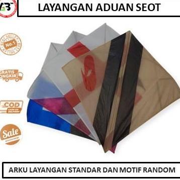 Layangan Aduan Seot / layang-layang Mainan Tradisional - Motif Random